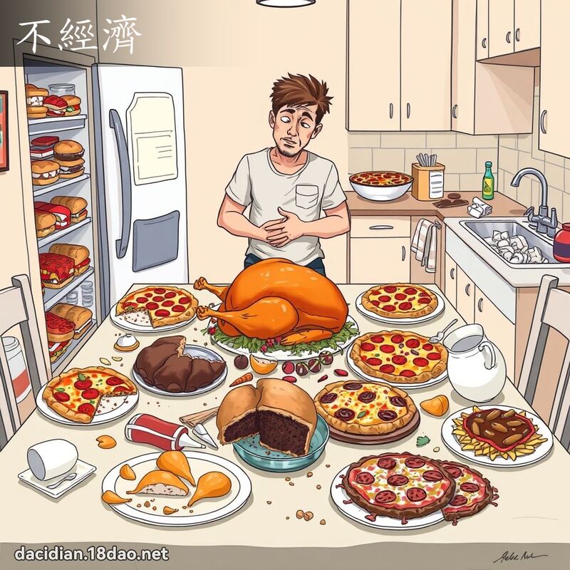 不经济 - 国语大辞典配图