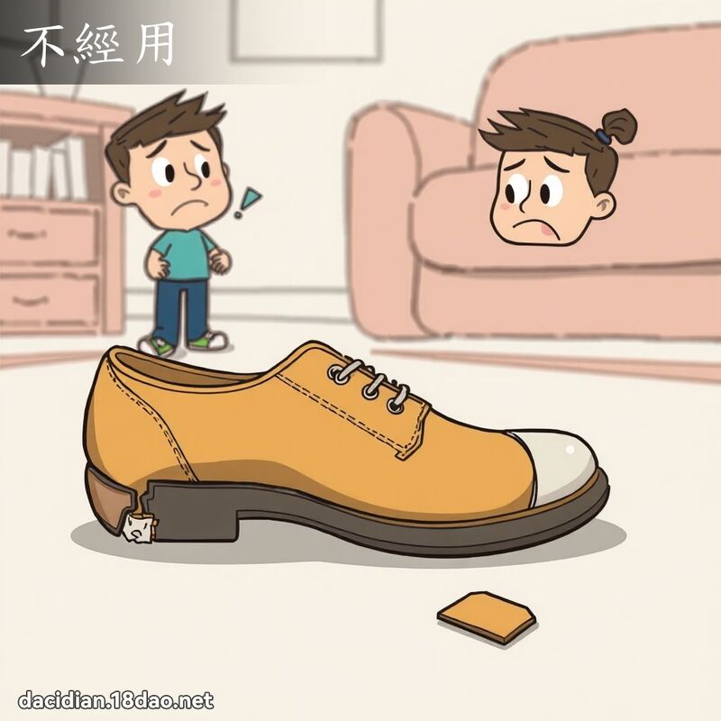 不經用 - 國語大辭典配圖