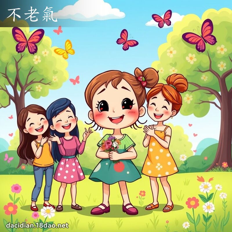 不老气 - 国语大辞典配图