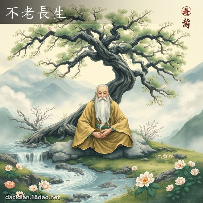 不老長生 - 國語大辭典配圖