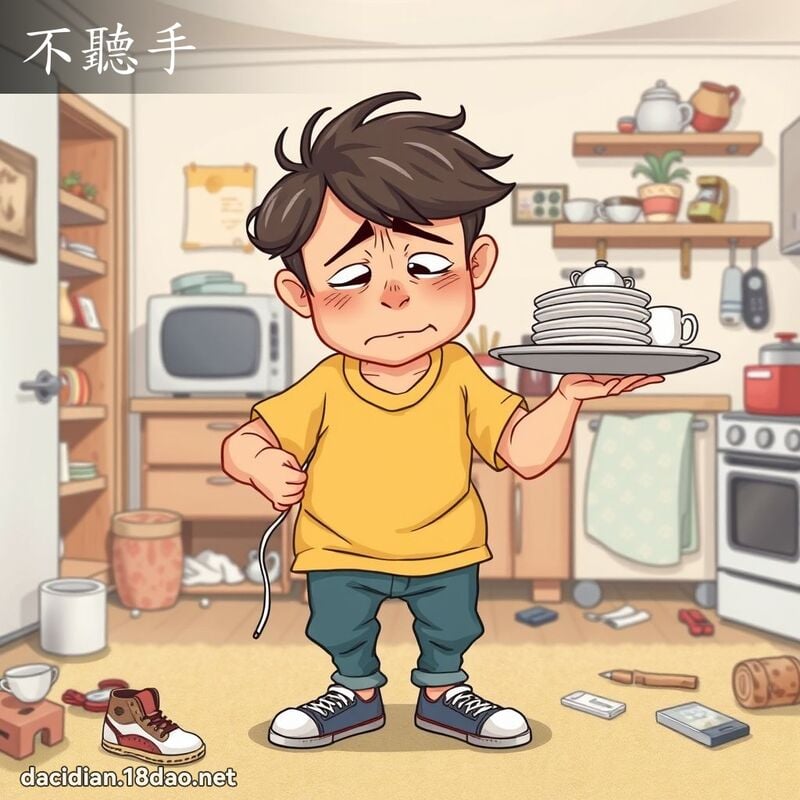 不听手 - 国语大辞典配图