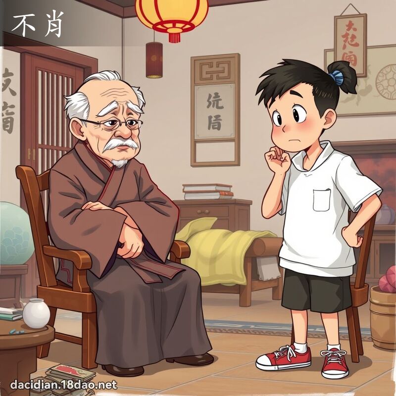 不肖 - 国语大辞典配图