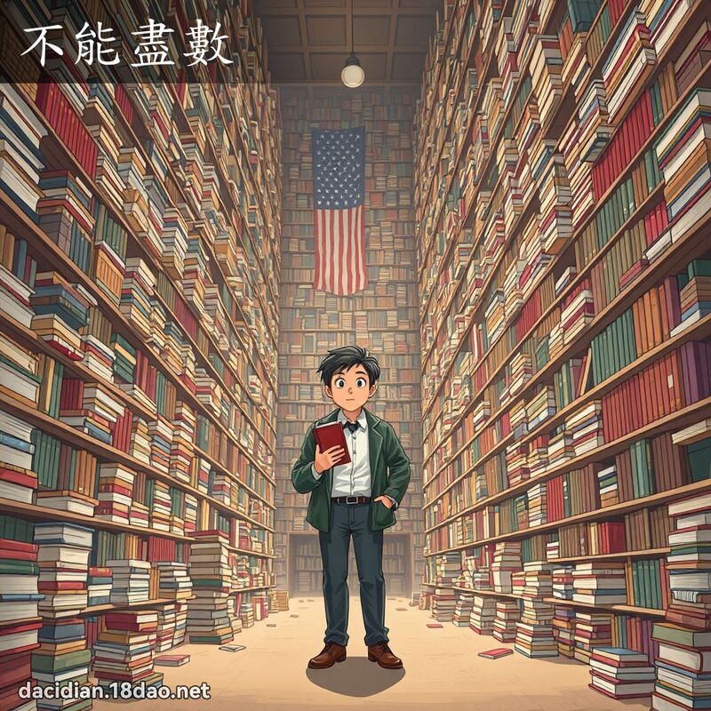 不能盡數 - 國語大辭典配圖
