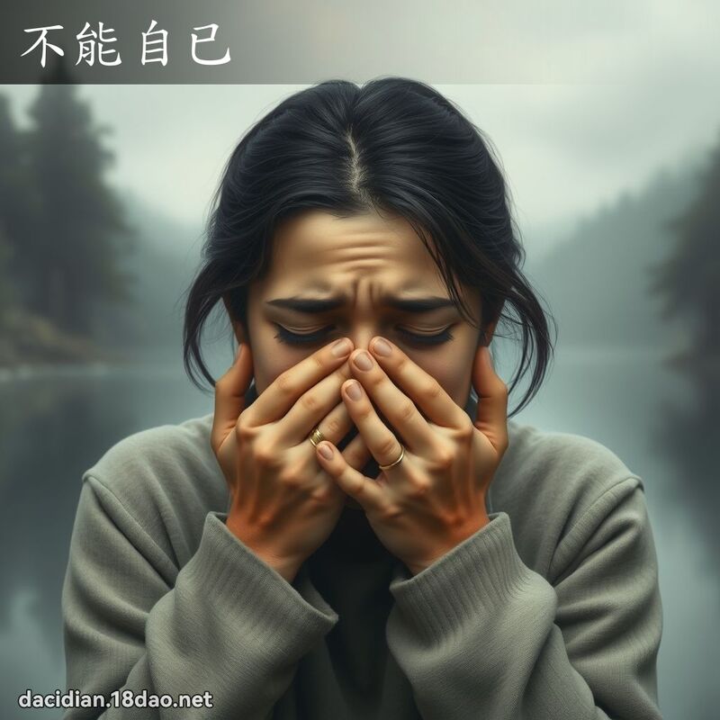 不能自已 - 國語大辭典配圖