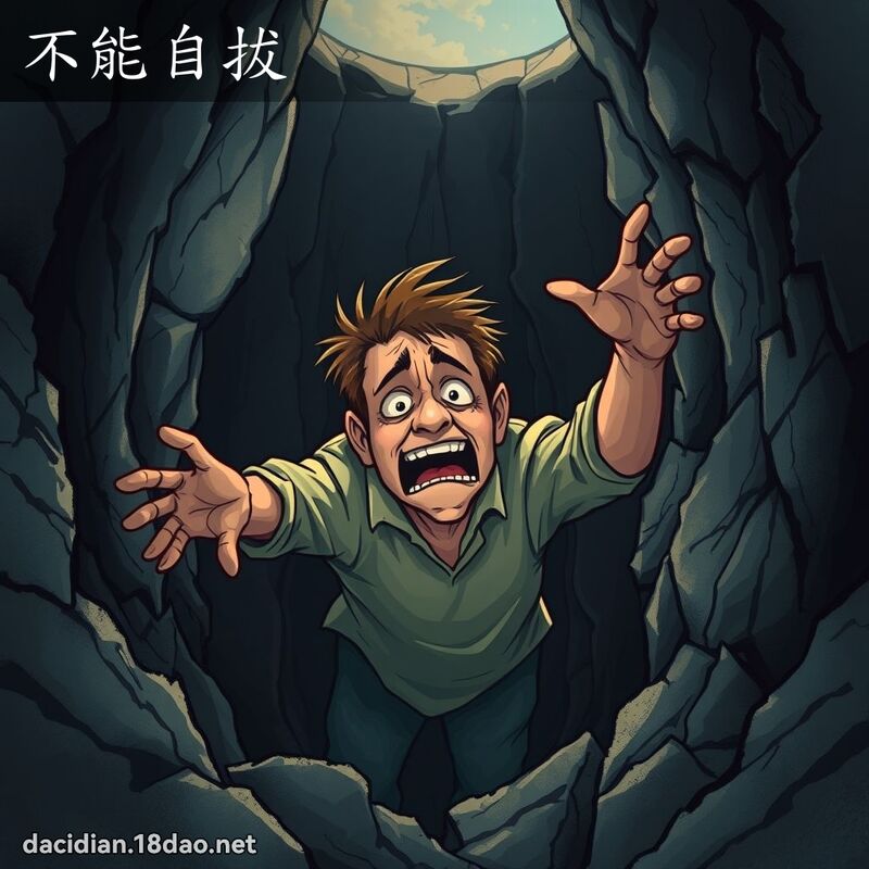 不能自拔 - 國語大辭典配圖