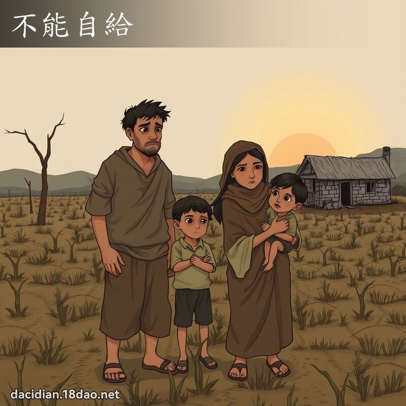 不能自给 - 国语大辞典配图