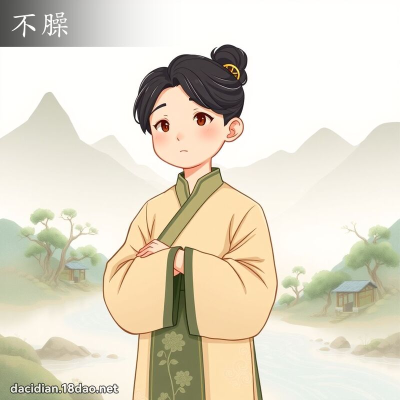 不臊 - 国语大辞典配图