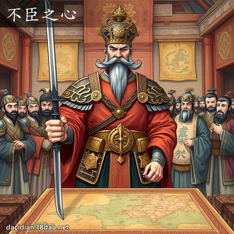 不臣之心 - 国语大辞典配图