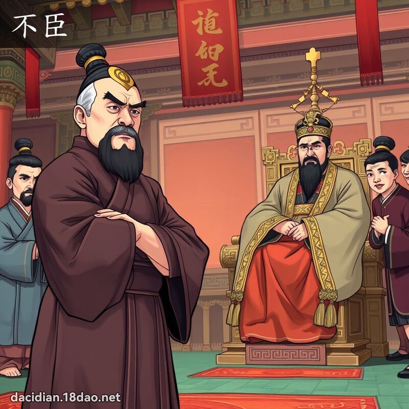 不臣 - 国语大辞典配图