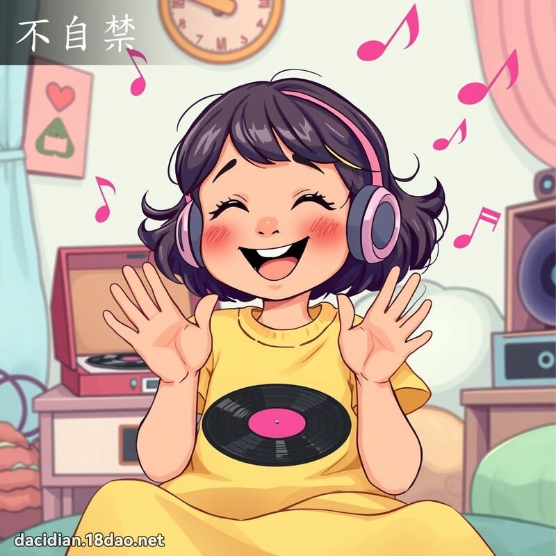 不自禁 - 国语大辞典配图