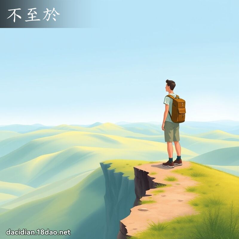 不至於 - 國語大辭典配圖