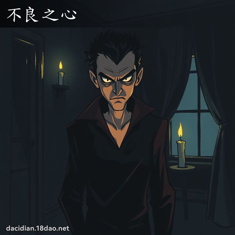 不良之心 - 国语大辞典配图