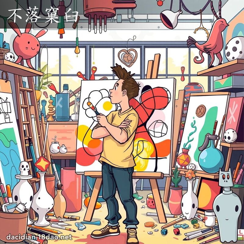 不落窠臼 - 国语大辞典配图