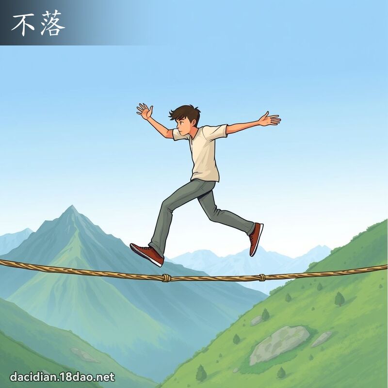 不落 - 国语大辞典配图