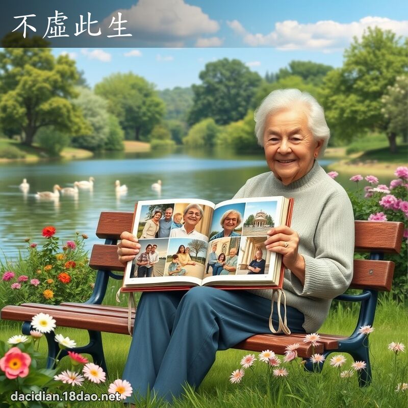 不虛此生 - 國語大辭典配圖