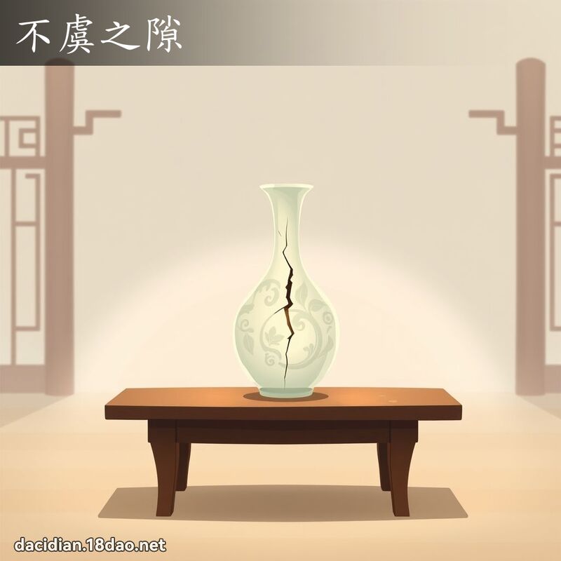 不虞之隙 - 國語大辭典配圖