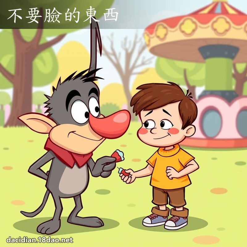 不要脸的东西 - 国语大辞典配图