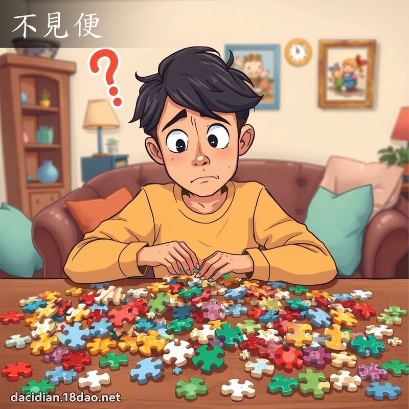 不見便 - 國語大辭典配圖