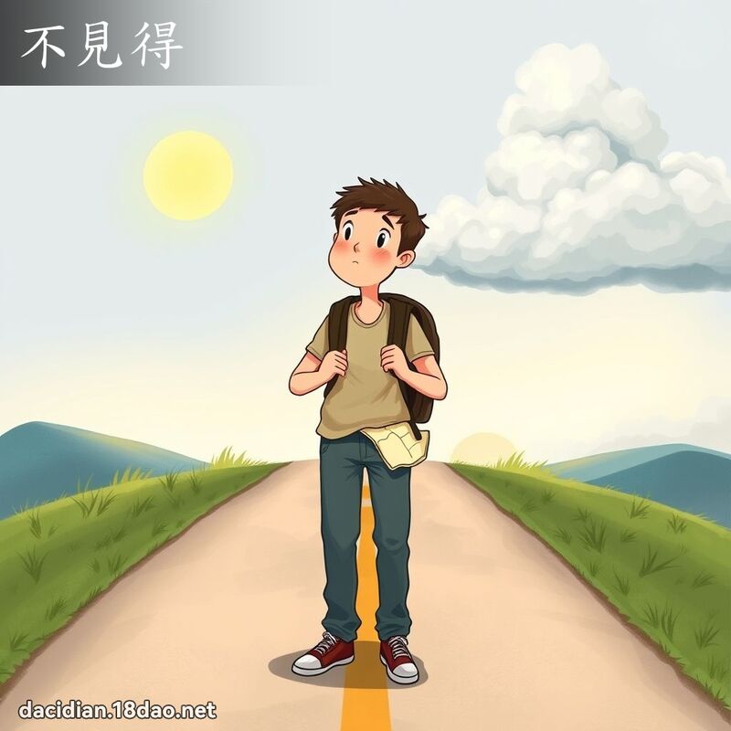 不见得 - 国语大辞典配图