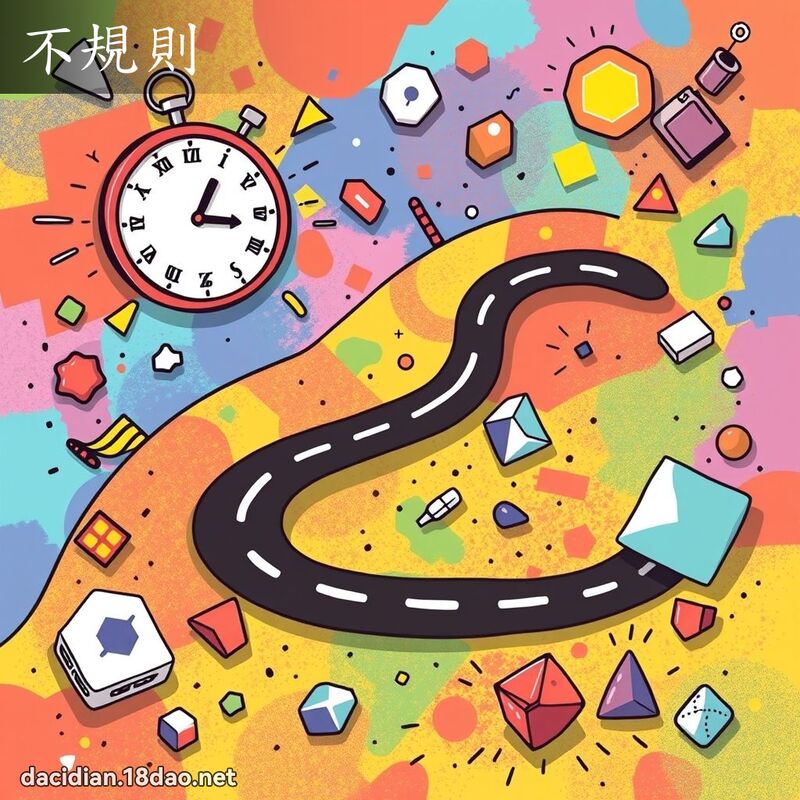 不規則 - 國語大辭典配圖