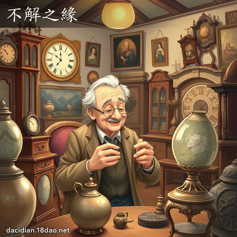 不解之缘 - 国语大辞典配图