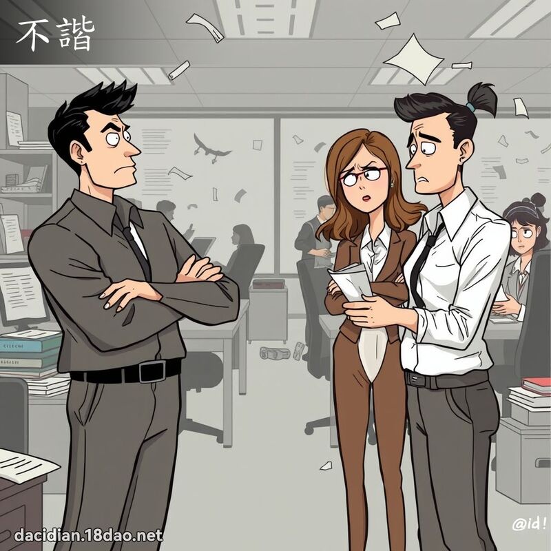 不諧 - 國語大辭典配圖