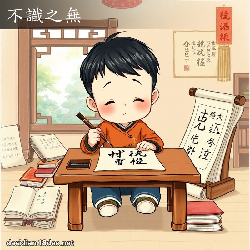 不識之無 - 國語大辭典配圖