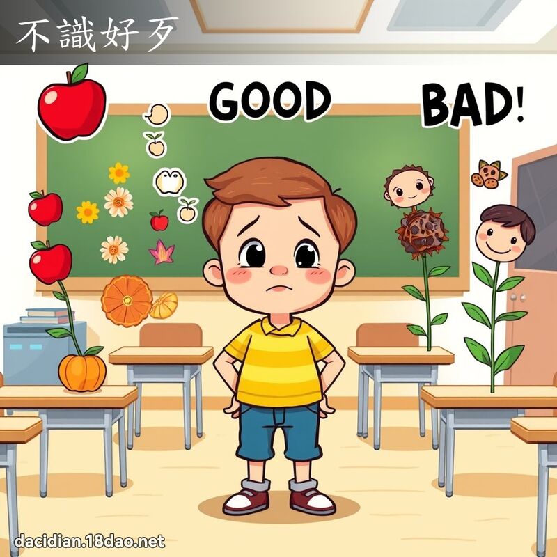 不识好歹 - 国语大辞典配图
