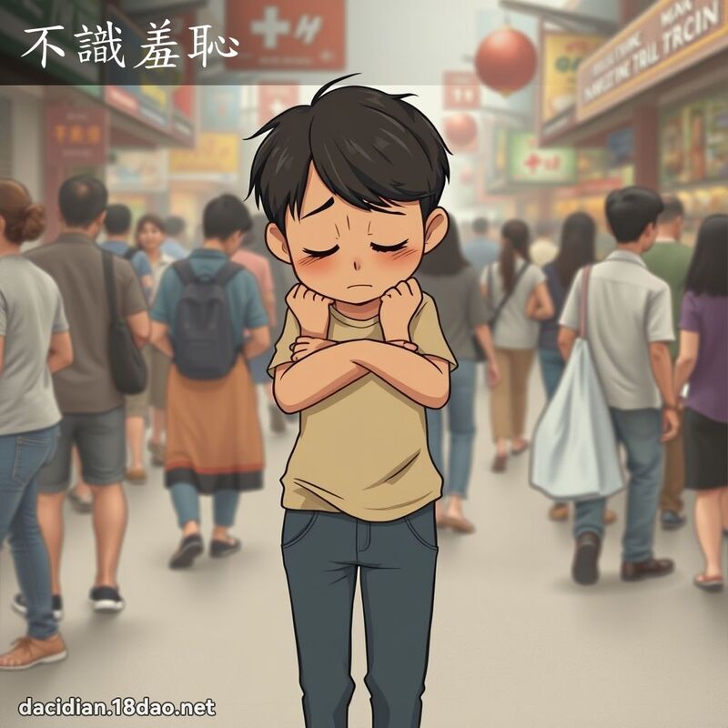 不識羞恥 - 國語大辭典配圖
