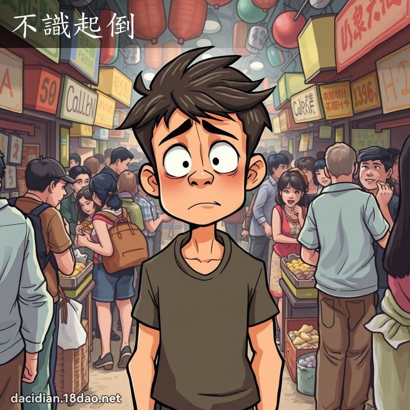 不识起倒 - 国语大辞典配图