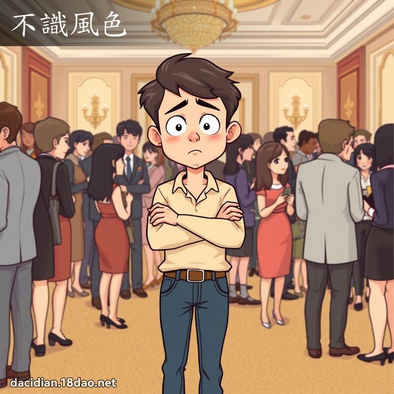 不识风色 - 国语大辞典配图