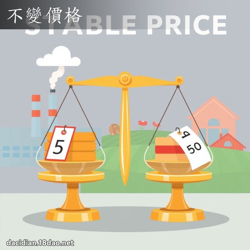 不變價格 - 國語大辭典配圖