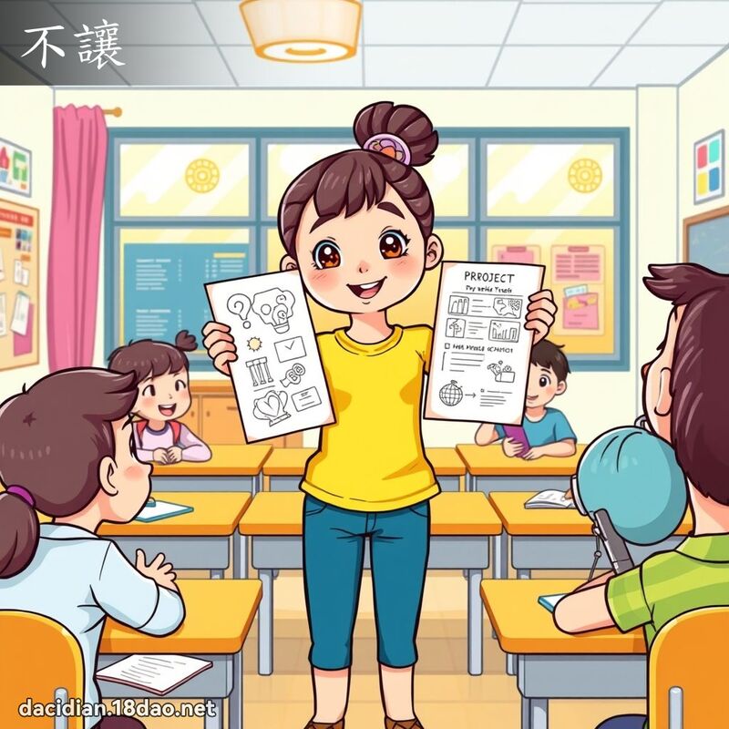 不让 - 国语大辞典配图