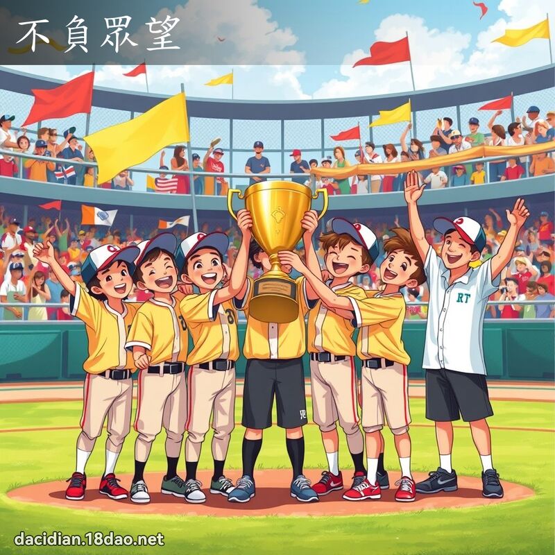 不负眾望 - 国语大辞典配图