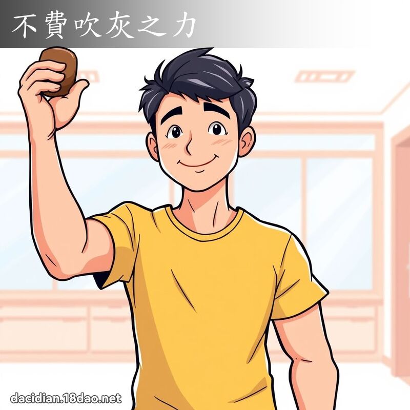 不費吹灰之力 - 國語大辭典配圖