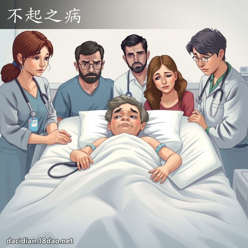 不起之病 - 國語大辭典配圖