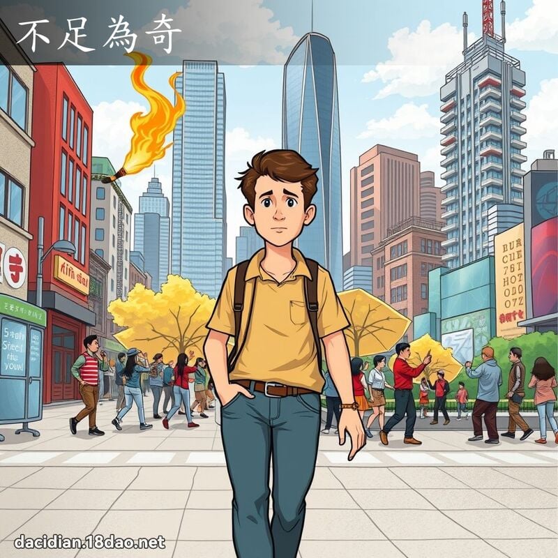 不足为奇 - 国语大辞典配图