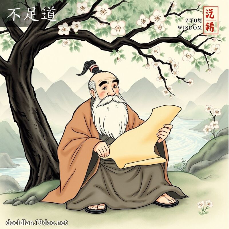 不足道 - 國語大辭典配圖