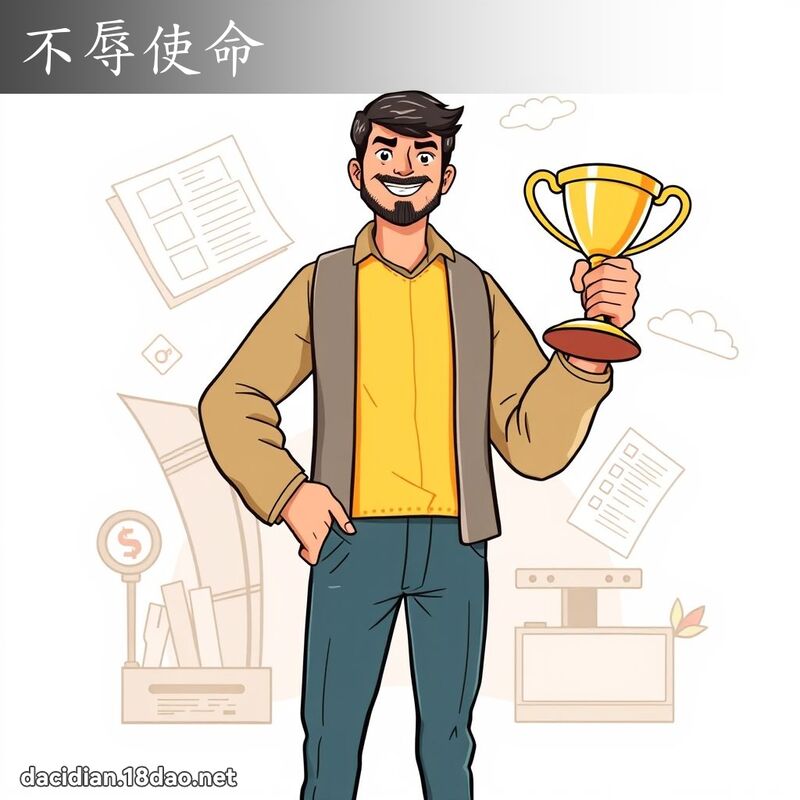 不辱使命 - 国语大辞典配图