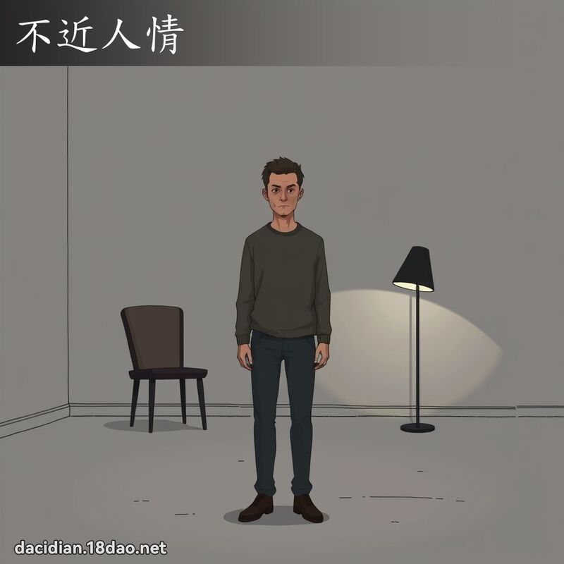 不近人情 - 国语大辞典配图