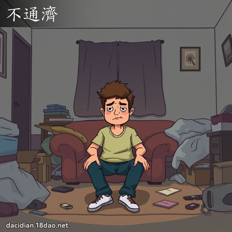 不通濟 - 國語大辭典配圖