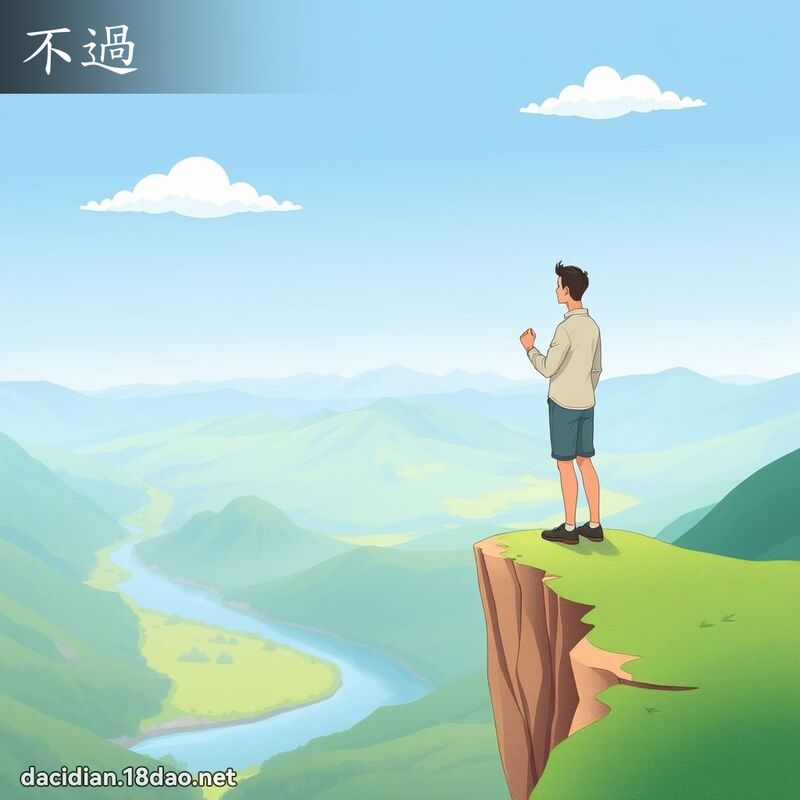 不過 - 國語大辭典配圖