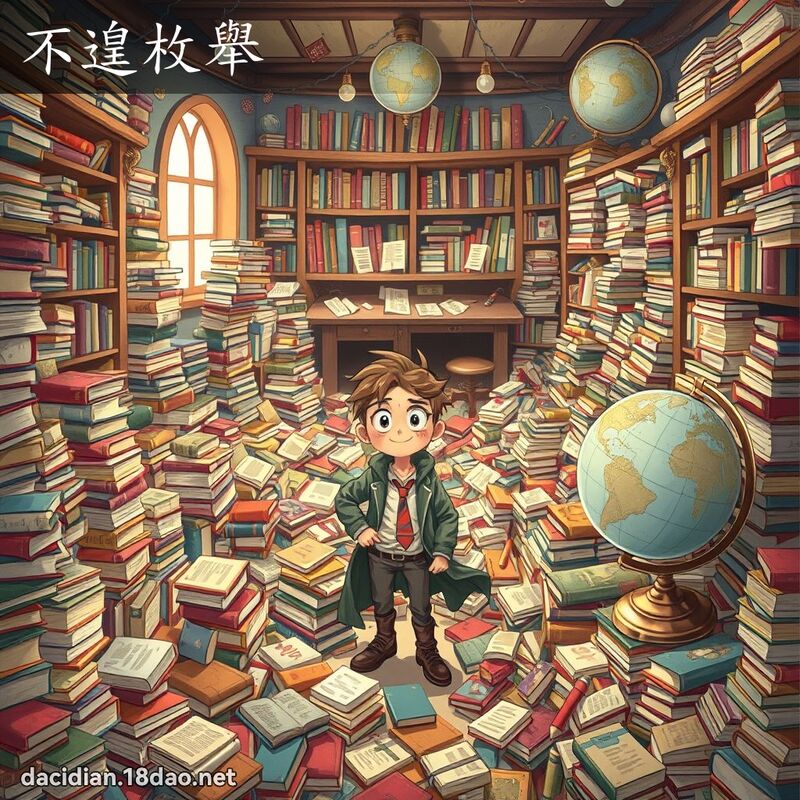 不遑枚举 - 国语大辞典配图