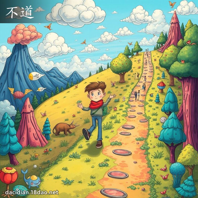不道 - 國語大辭典配圖