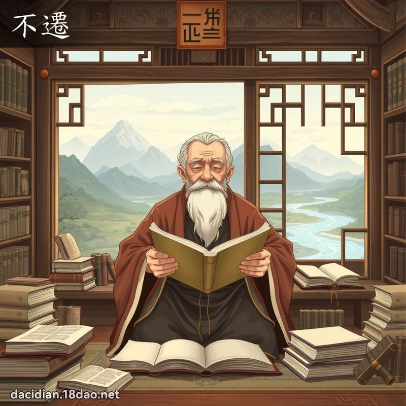 不迁 - 国语大辞典配图