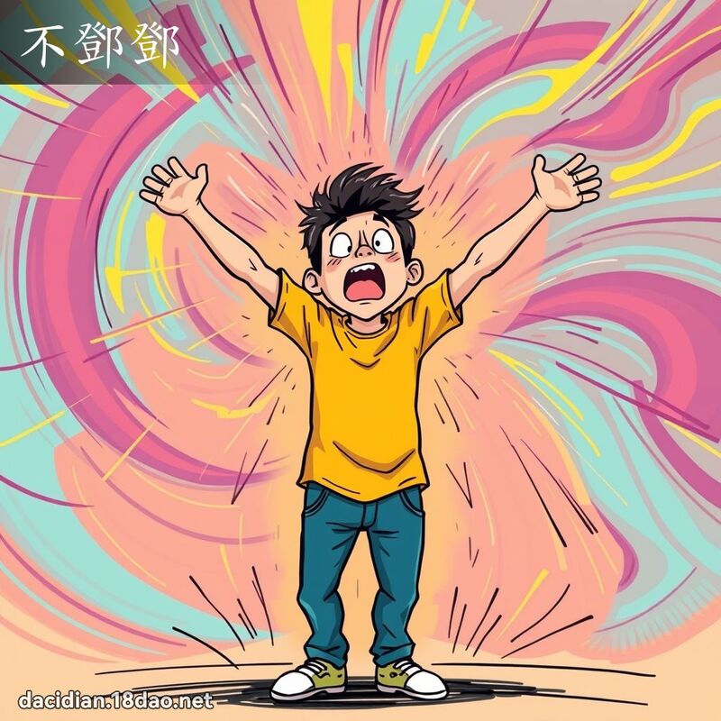 不邓邓 - 国语大辞典配图