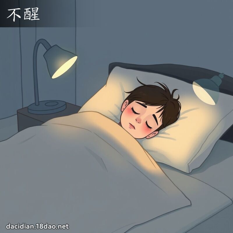 不醒 - 國語大辭典配圖