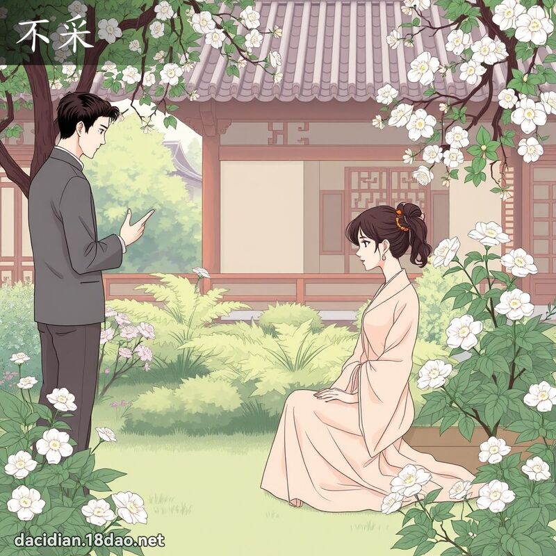 不采 - 國語大辭典配圖