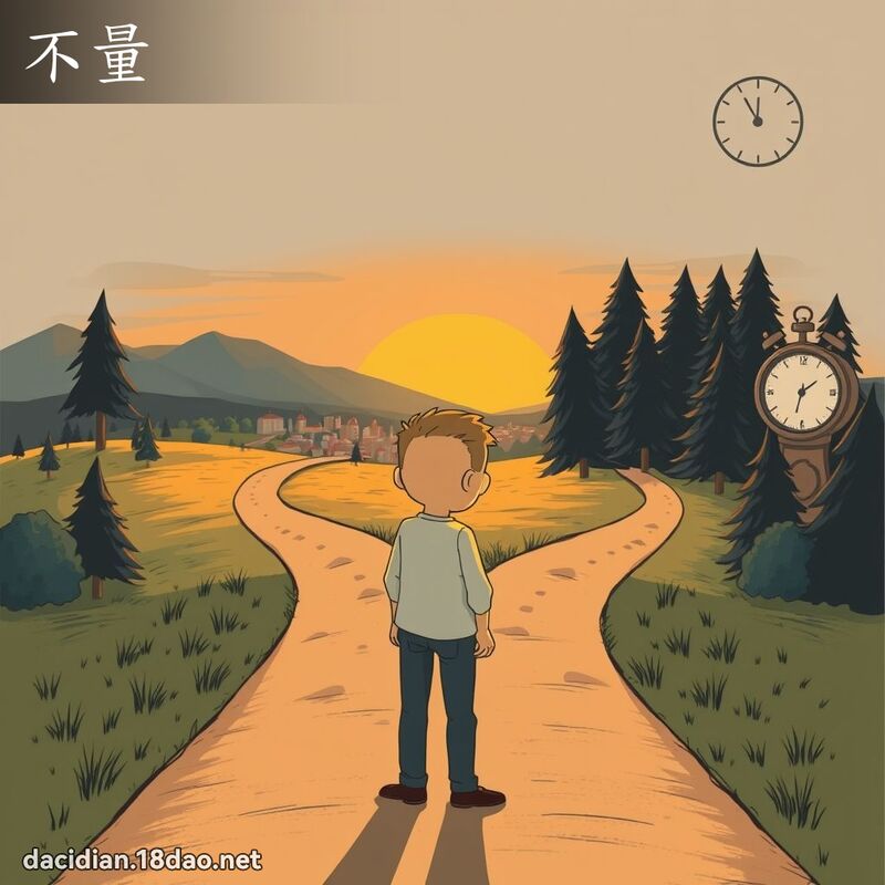 不量 - 國語大辭典配圖