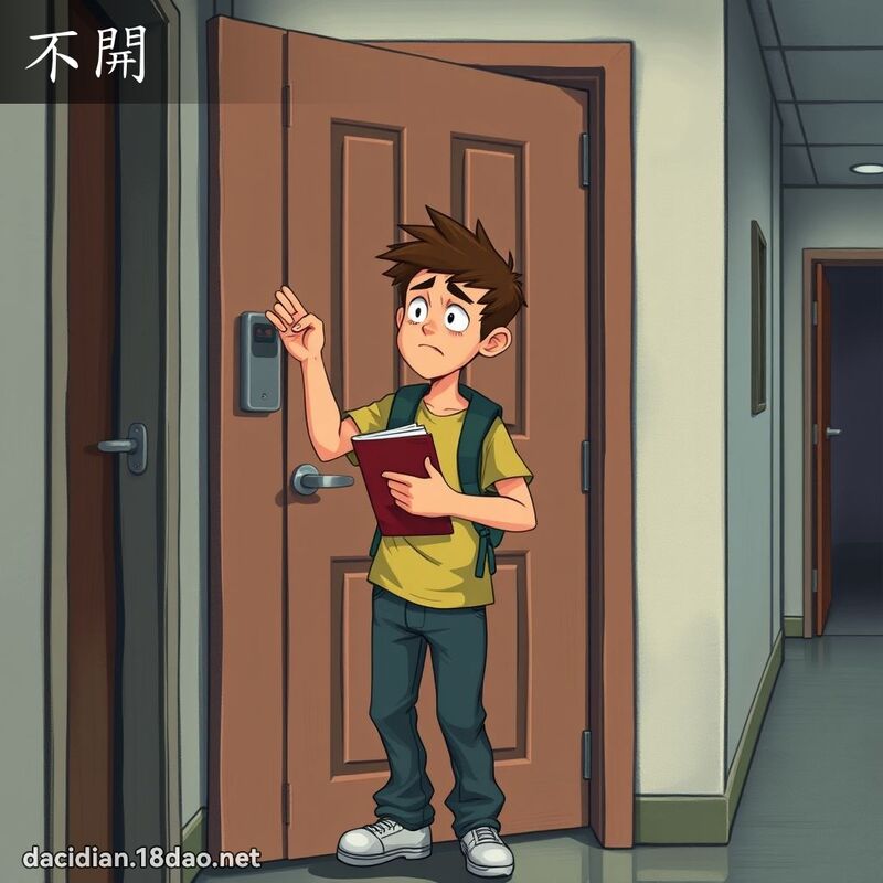 不开 - 国语大辞典配图